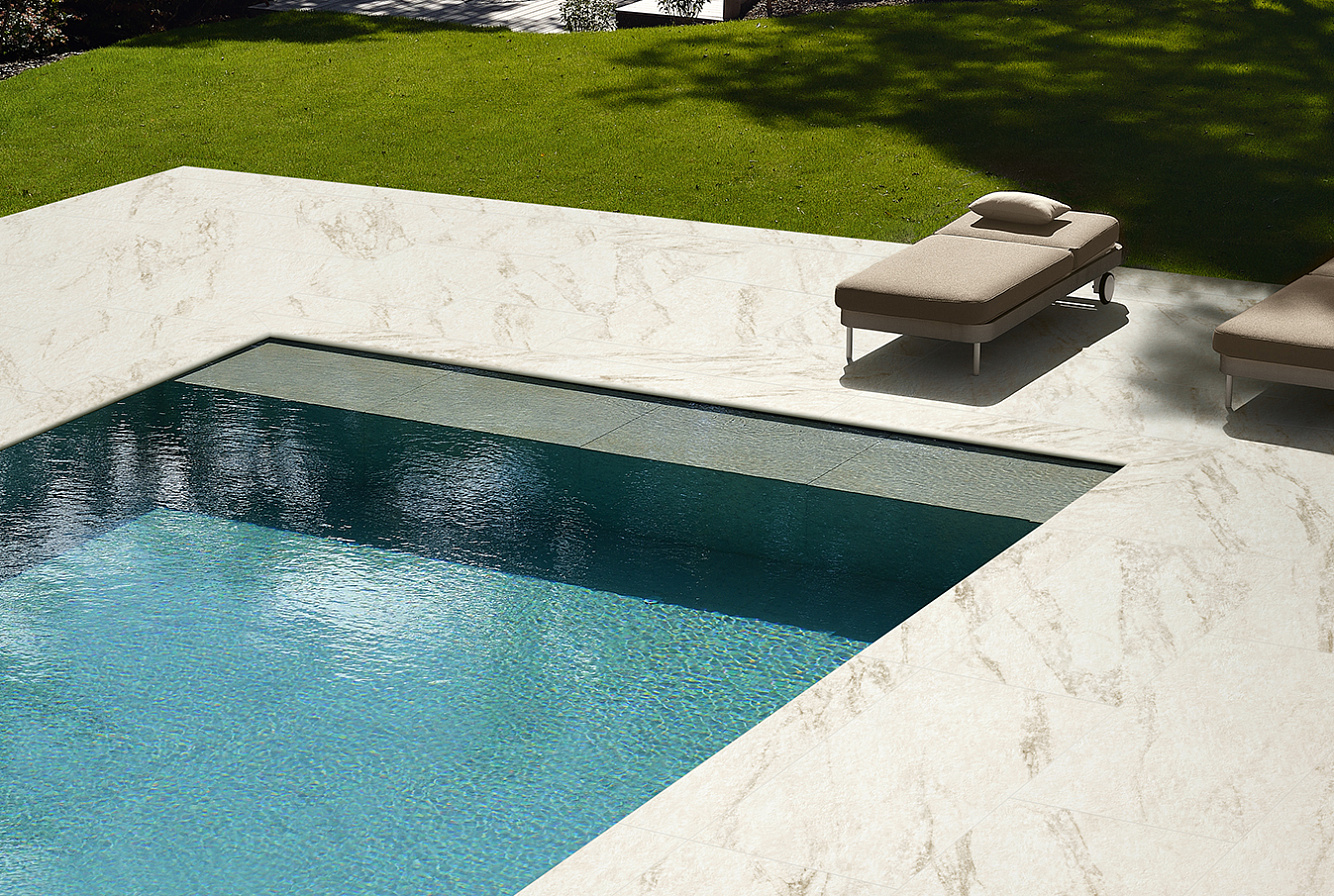 MARVEL MERAVIGLIA /  CALACATTA BERNINI HAMMERED 20MM