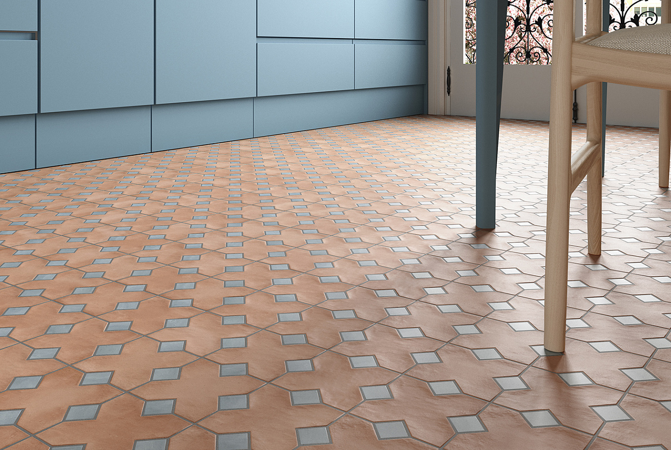 KASBAH TERRACOTTA / TACO BLUE GRASS